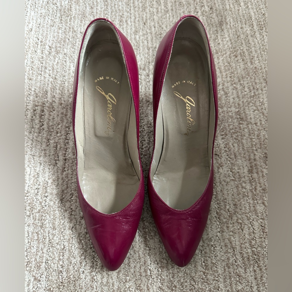 Vintage Garolini Heels 
9 narrow 

Fuchsia Leather